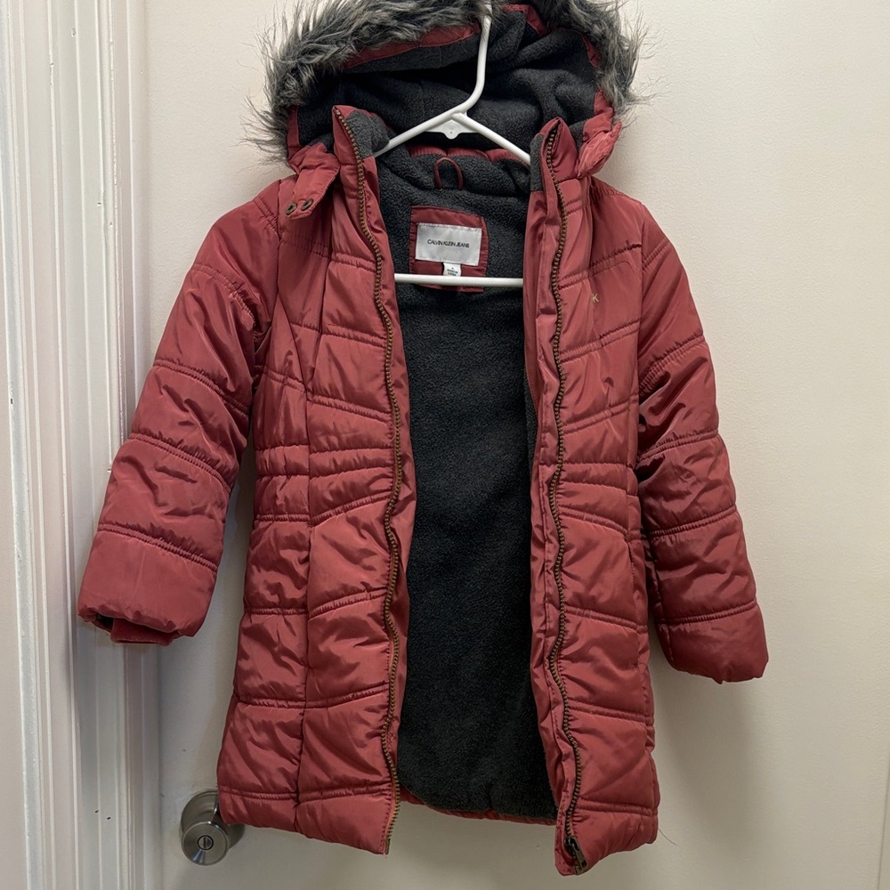 Calvin Klein Girls Long Coat